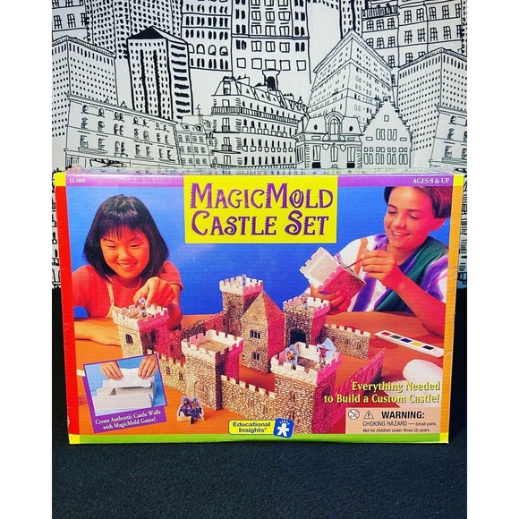 Educational Insights Other - SEALED Vintage 1996 Magic Mold Castle Set Educational Insights Family Craft STEM